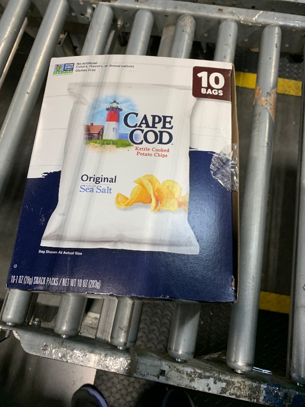 Photo 1 of  **** EXP 1/1/26 ***** Cape Cod Original Chips, 10 Count 1 Oz