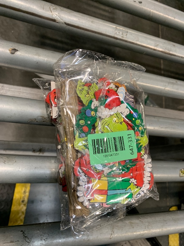 Photo 1 of *** 2 PK GRINCH BUNDLE ** Slitunk Christmas Tree Decorations, 24PCS Christmas Cute Wooden Hanging Ornaments for Tree, Christmas Decor Indoor Home Party Gifts