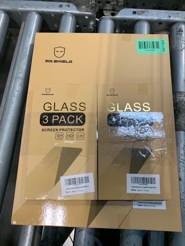 Photo 1 of **** SCREEN PRETECTOR BUNDLE **** INCLUDES Mr.Shield Screen Protector compatible with Amazfit T-Rex 3 [Tempered Glass] [3-PACK] [Japan Glass with 9H Hardness]   Mr.Shield [2-PACK] Designed For Samsung Galaxy Tab S8 Plus/Galaxy Tab S7 FE 2021 / Galaxy Tab 