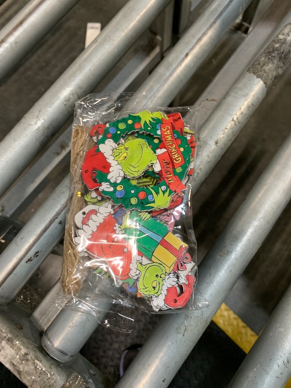 Photo 1 of *** GRINCH **** Slitunk Christmas Tree Decorations, 24PCS Christmas Cute Wooden Hanging Ornaments for Tree, Christmas Decor Indoor Home Party Gifts