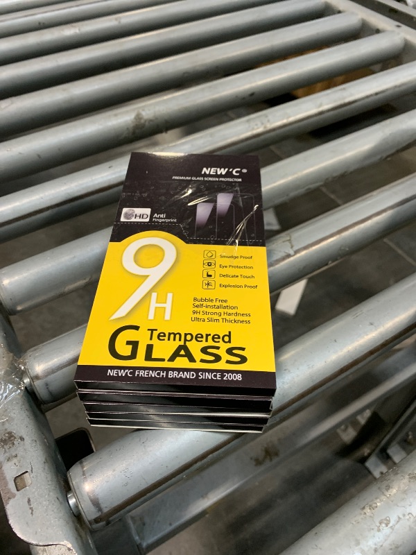 Photo 1 of * *** 5 PK BUNDLE *** NEW'C 4 Pack, 2 Pack for iPhone 13 Mini Screen Protector + 2 Pack Camera Lens Protector, Sensor Protection,Case Friendly Tempered Glass Film