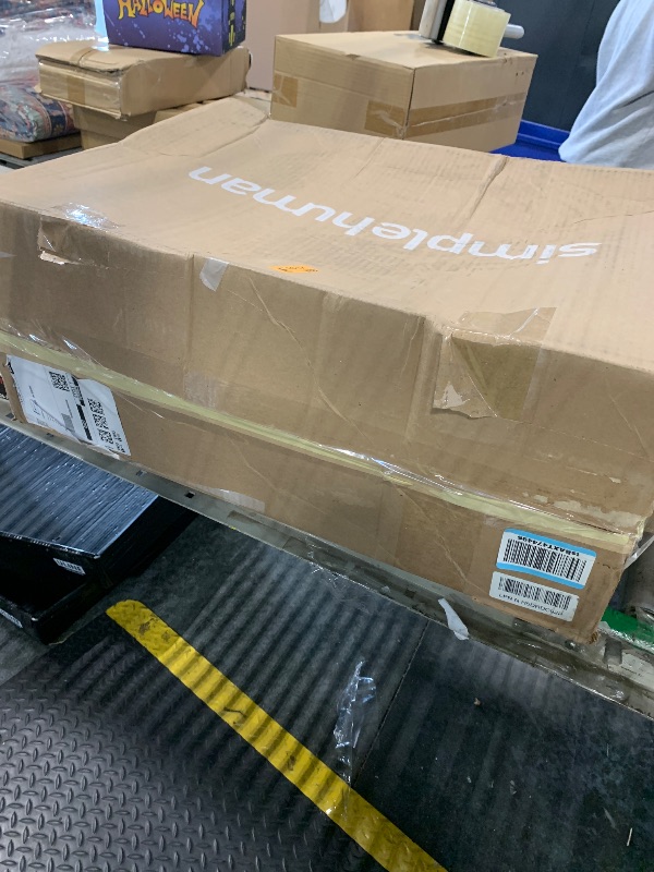 Photo 1 of simplehuman 40 Liter / 10.6 Gallon Slim Kitchen Step Trash Can With Secure Slide Lock, Grey Plastic