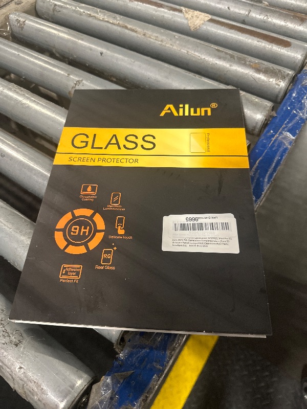 View 2 of ***ONLY ONE****Ailun Screen Protector for iPad Pro 11 inch 2025/2024 [6/5th Generation M5/M4], iPad Air 11 Inch 2025/2024 [7/6th Generation M3/M2],Tempered Glass Face ID Apple Pencil Compatible Case Friendly 2 Pack