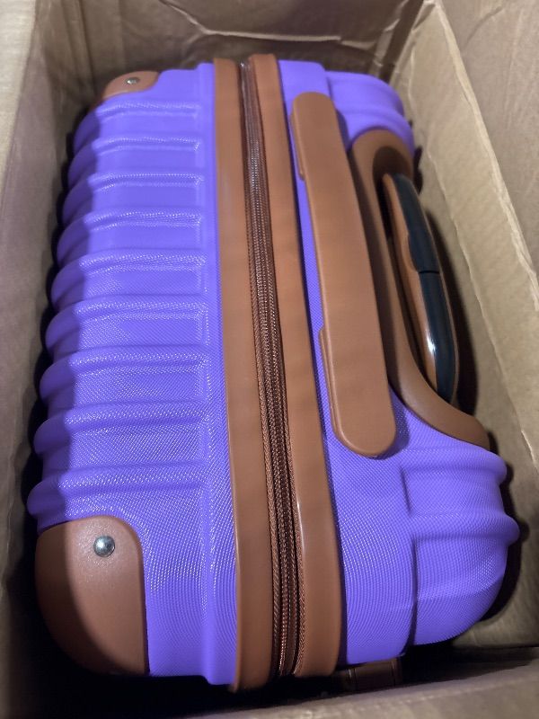 Photo 1 of **MISSING ONE PIECE**
Cosbarn Carry On Luggage Sets 3 Piece, 20 Inch Luggage 22x14x9 Airline Approved with Wheels and TSA Lock, ABS Lightweight Hardshell Travel Suitcase Set with Duffel Bag Travel Bag for Men Women