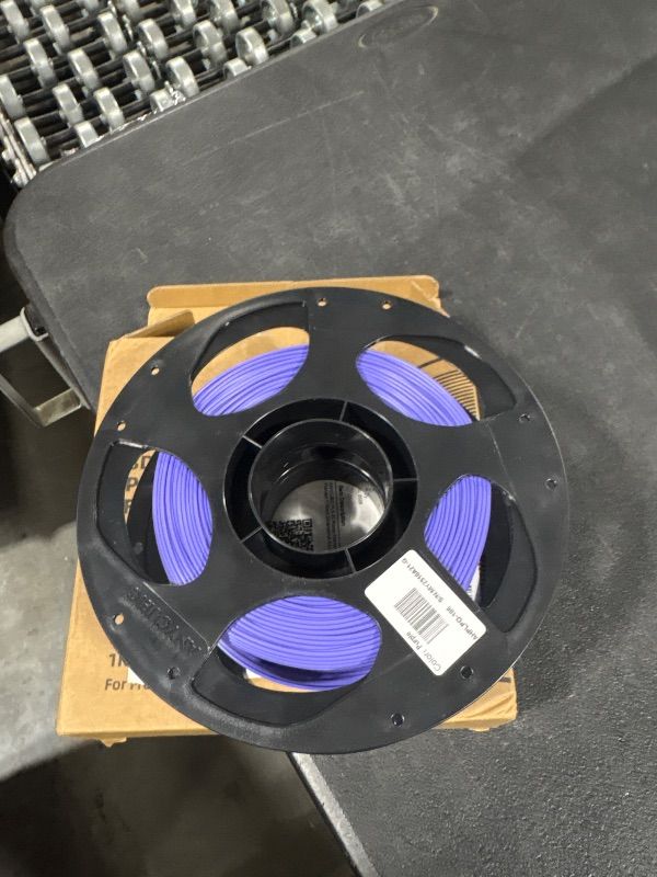 Photo 1 of **USED***MISSING SOME FILAMENT**
ANYCUBIC PLA 3D Printer Filament, 3D Printing PLA Filament 1.75mm Dimensional Accuracy +/- 0.02mm, 1KG Reusable Spool (2.2 lbs), Purple