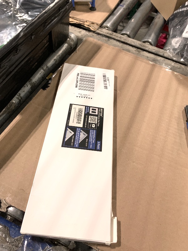 Photo 1 of (5 Pack) BESTTEN USWP6 Matte Snow White Screwless Decorator Wall Plate, 2-Gang Outlet Cover, Decor Switch Face Plate, H4.69” x W4.73”, UL Listed