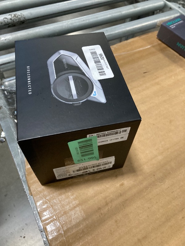 Photo 1 of *MISSING PARTS UNKNOWN*
Sena 50S Motorcycle Jog Dial Communication Bluetooth Headset w/Sound by Harman Kardon Integrated Mesh Intercom System Premium Microphone & Speakers