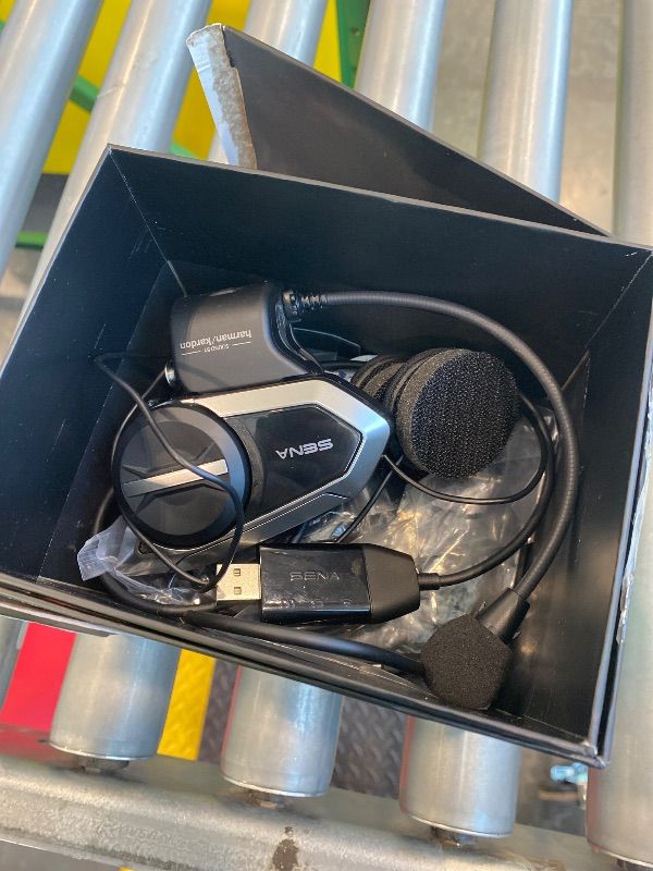 Photo 1 of *MISSING PARTS UNKNOWN*
Sena 50S Motorcycle Jog Dial Communication Bluetooth Headset w/Sound by Harman Kardon Integrated Mesh Intercom System Premium Microphone & Speakers