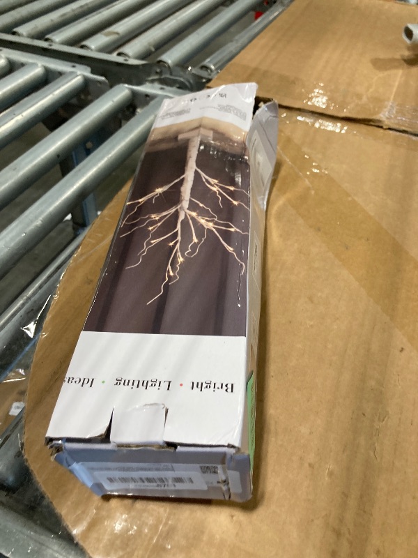 Photo 1 of ***BASE MISSING***PEIDUO Christmas Decorations Indoor, 2 FT Birch Tree with LED Lights, Fairy Light Spirit Tree for Christmas Decor, Warm White Lighted Birch Trees for Home Decor Indoor, Battery Powered, Timer (2PK)