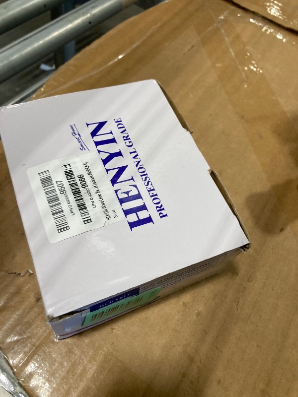 Photo 1 of 1 Pack of HENYIN Wave Lever Keyed Entry Door Lock/Door Knob Hardware Handle and Closet Lockset, Black Color, with Key,Right Hand(805ORB-R)