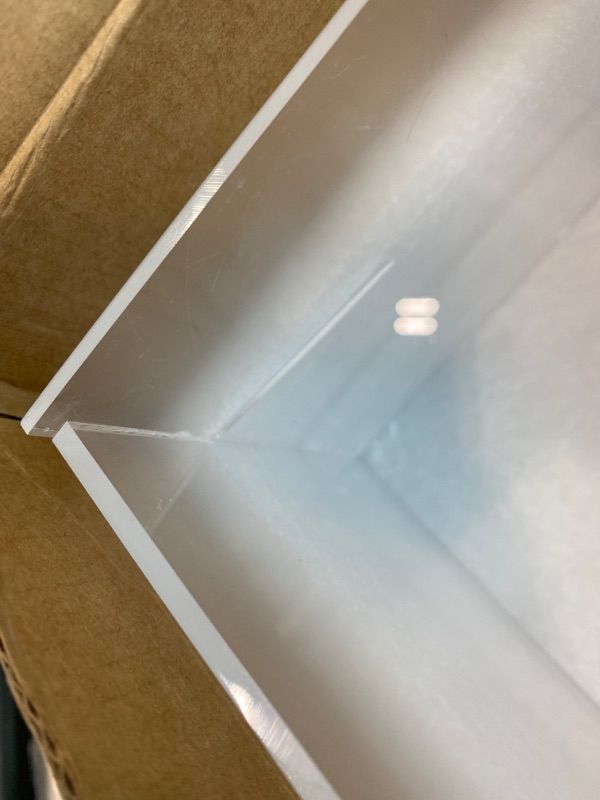 Photo 1 of ***MINOR DAMAGE*** rejomiik Thick Acrylic Dryer Sheet Holder Clear Container for Laundry Room Organize and Storage, Dispenser for Dryer Sheets, Fabric Softener, Large
