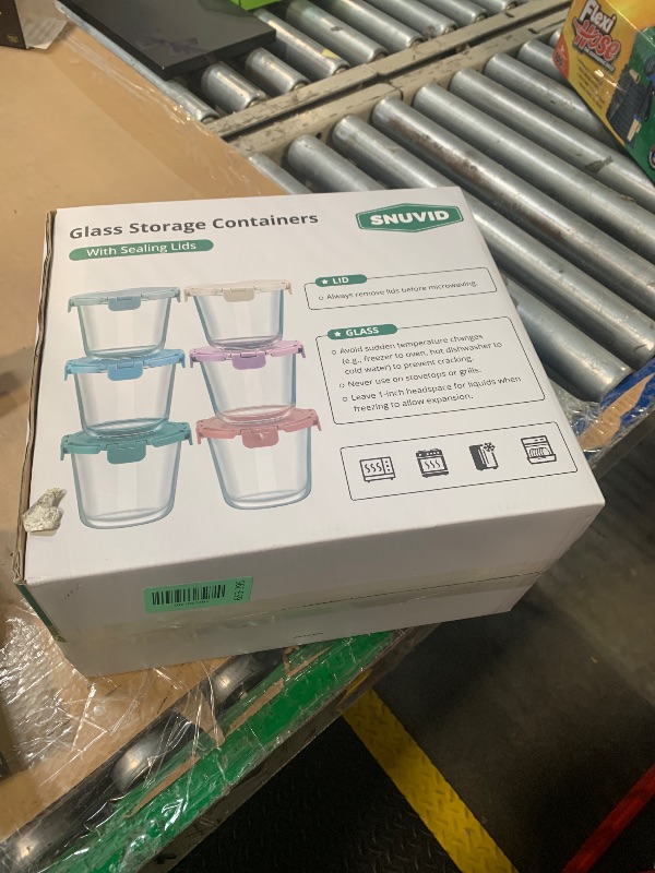 Photo 1 of [UPGRADED LID] 6 Sets 3 Cup Glass Meal Prep Containers with Lids, Food Storage Bowl Jars for Leftover Lunch Meal Oats Salad Soup Fruit Snack Yogurt - Microwave, Oven, Freezer Safe, BPA Free, Airtight