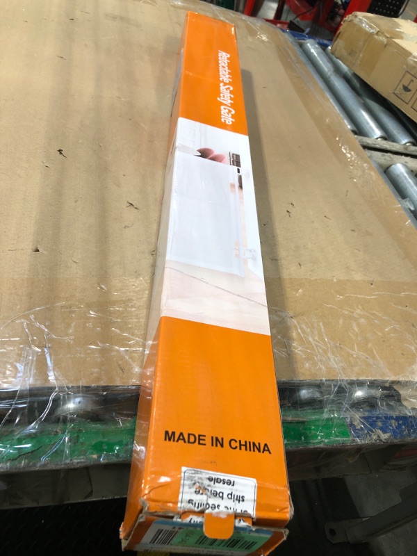 Photo 1 of **unknown missing pieces**Veraste Retractable Baby Gate for Doorways and Stairs, Mesh Safety Gate for Pet, Indoor & Outdoor Use, One-Hand Operation, Easy Installation, 33.6" Tall, Expands to 55" Wide?Black,33.6"x55"