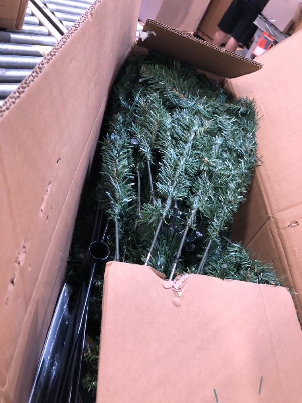 Photo 1 of **missing parts****the lights no working** DWVO Prelit RGB Christmas Tree 6FT Smart APP Controlled, DIY Colors, Group Control, Music Sync, Artificial Twinkling Xmas Christmas Tree with 300 LED Lights, 1399 Thickened Branch Tips, UL Listed