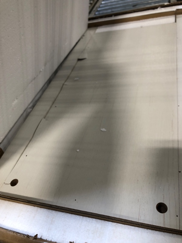 Photo 1 of **DAMAGE***HOMCOM 3 Drawer File Cabinet with Silent Slides, Vertical Filing Cabinet for Hanging A4/Letter Size, Rustic Farmhouse Printer Stand with Storage for Home Office, Distressed White