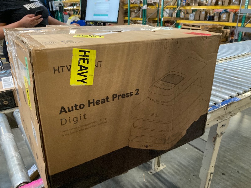 Photo 1 of **UNTESTED**
HTVRONT Auto Heat Press 2 - Heat Press Machine for T Shirts with Adjustable Pressure & Higher Heating Height, Heats Up Fast & Evenly Heat Press 15x15 for HTV, Sublimation, Heat Transfer Projects