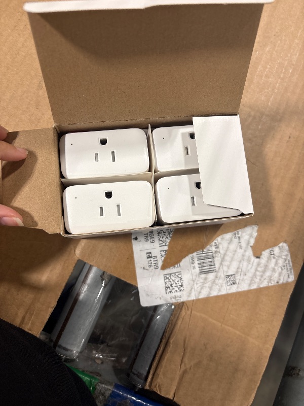 Photo 1 of ?2025 New? SwitchBot Smart Plug Mini 15A(4 Pack), Energy Monitor, Smart Home WiFi(2.4GHz) & Bluetooth Outlet, Compatible with Alexa & Google Home, APP Remote Control & Timer Function, No Hub Required