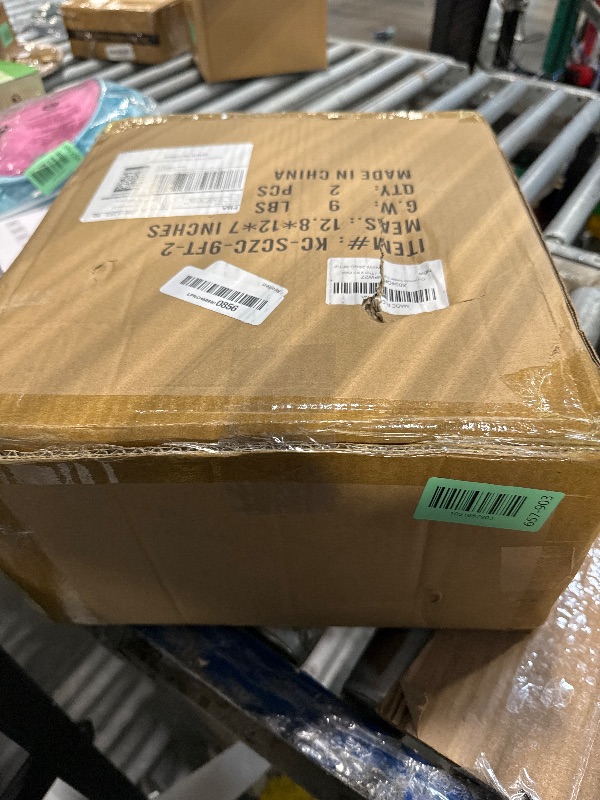 Photo 1 of **MISSING 1 GARLAND** Cedar Christmas Garland with Lights for Mantle - 2 Pack Decorations 9ft Realistic Lighted Faux Pine Garlands for Xmas Home Decoration Indoor Stairs Railing Fireplace Outdoor Prelit Garland Door Decor