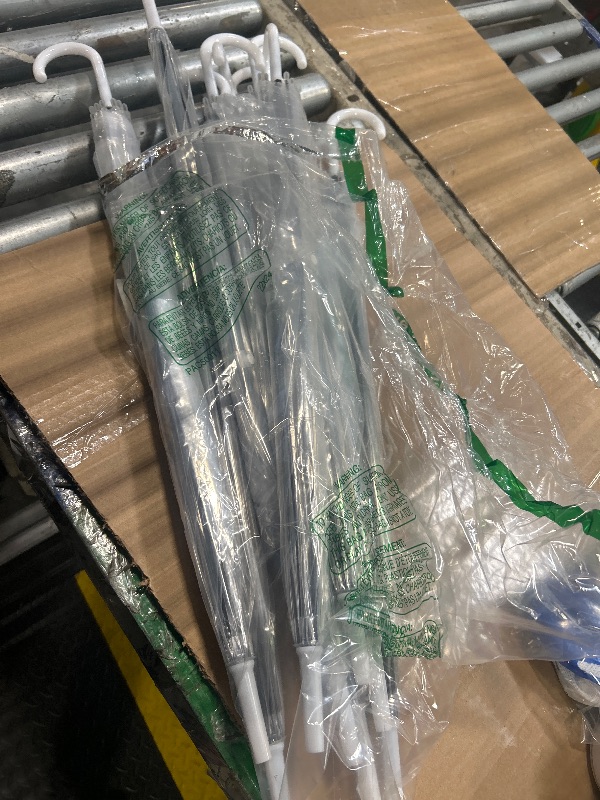 Photo 1 of ****9 ITEMS****
Reginary 10 Pack Clear Wedding Umbrellas Auto Open Windproof Transparent Large Clear Bubble Stick Umbrella Bulk with J Hook Handle for Outdoor Bride Groom Ceremony Adults Kids Rain1051659225
