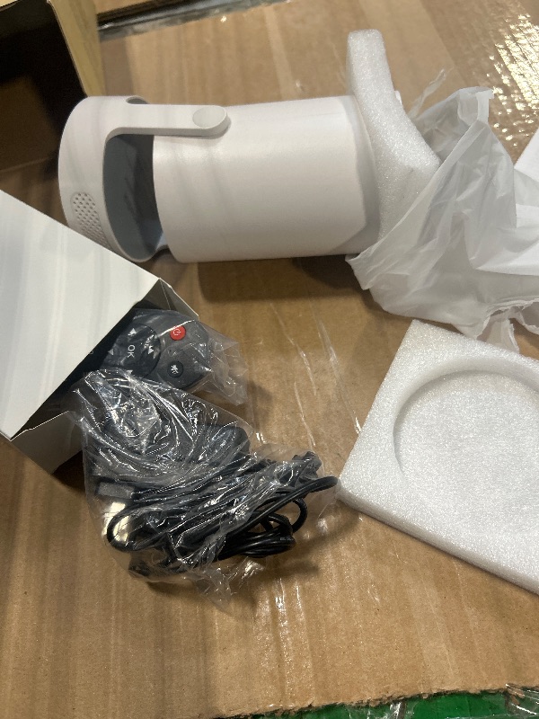 Photo 1 of [Built-in Apps & 2025 Upgraded] Mini Projector with WiFi 6 and Bluetooth 5.4 Support 4K 1080P Auto Keystone 180° Rotatable Projector Portable Compatibile with HDMI/TV Stick/Memory Stick/Laptop, White