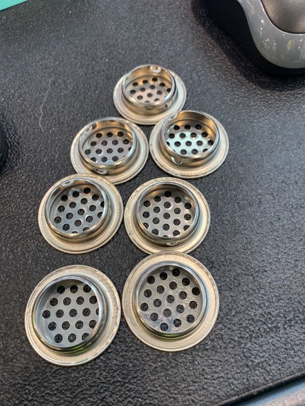 Photo 1 of ***MISSING PIECES*** uxcell 10pcs Air Vent Stainless Steel Round 1.5 Inch Dia Circular Soffit Vent Mesh Hole Louver for Kitchen Bathroom Cabinet Wardrobe