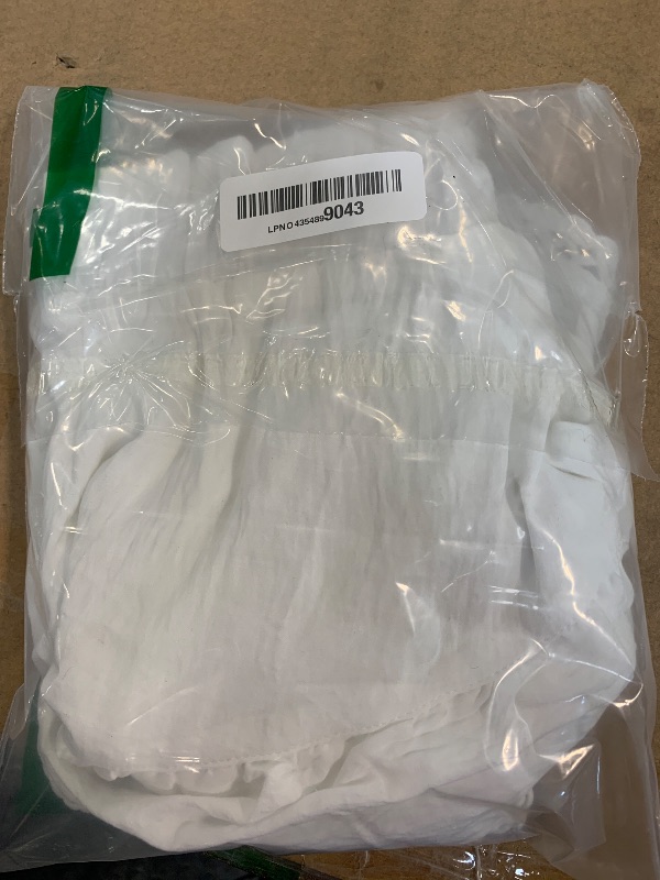 Photo 1 of ***CORRECT ITEM****Aoudery Flowy Shorts for Women Casual Boho Ruffle Tiered Skorts High Waist Mini Skirts Golf Tennis Butterfly Crochet Shorts - A White XS