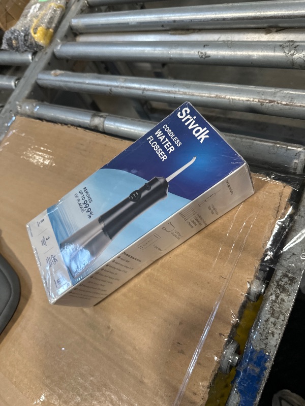 Photo 1 of *USED*
Water Dental Flosser for Teeth – 300ML Cordless Oral Irrigator with 6 Replaceable Jet Tips, 3 Modes, Portable Rechargeable Electric Flosser for Braces & Sensitive Gums, IPX7 Waterproof for Home&Travel