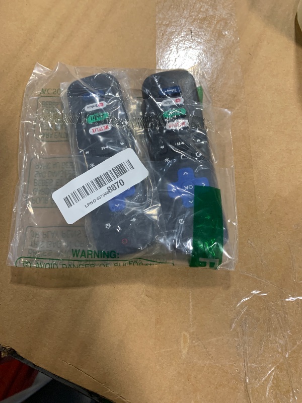 Photo 1 of (Pack of 2) Replacement Remote Control Only for Roku TV, Compatible for TCL Roku/Hisense Roku/Onn Roku/Sharp Roku/Element Roku/Westinghouse Roku/Philips Roku Smart TVs (Not for Roku Stick and Box)