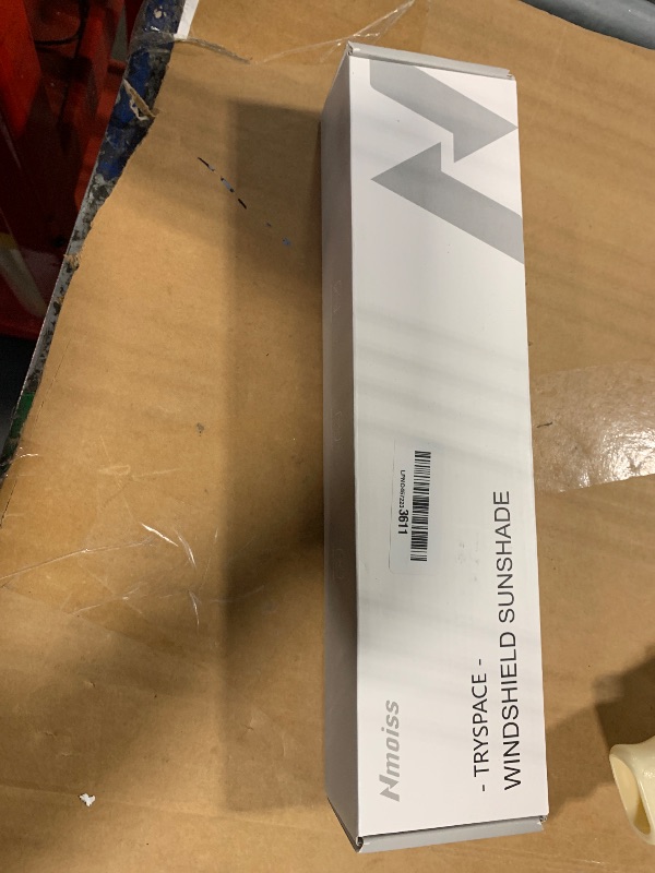 Photo 1 of [2025 Upgrade] Nmoiss Windshield Sun Shade Umbrella - [Vinyl Coating Heat Shield] Protect Car from Sun Rays & Heat Damage Keep Cool and Protect Interior, Spring Structure Edge Medium 56" L x 31" W