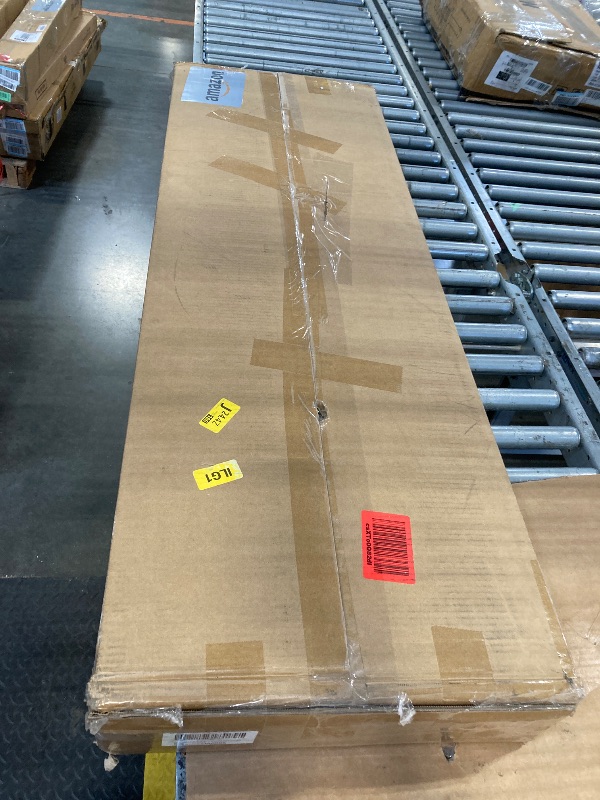 Photo 1 of **ASSEMBLY INSTRUCTIONS INCLUDED** Oastreeful Grey Storage Bench Industrial Rustic Wooden and Metal Entryway Shoe Boots Storage Rack Long Bench Seat for Hallway Bedroom Rustic Farmhouse Style