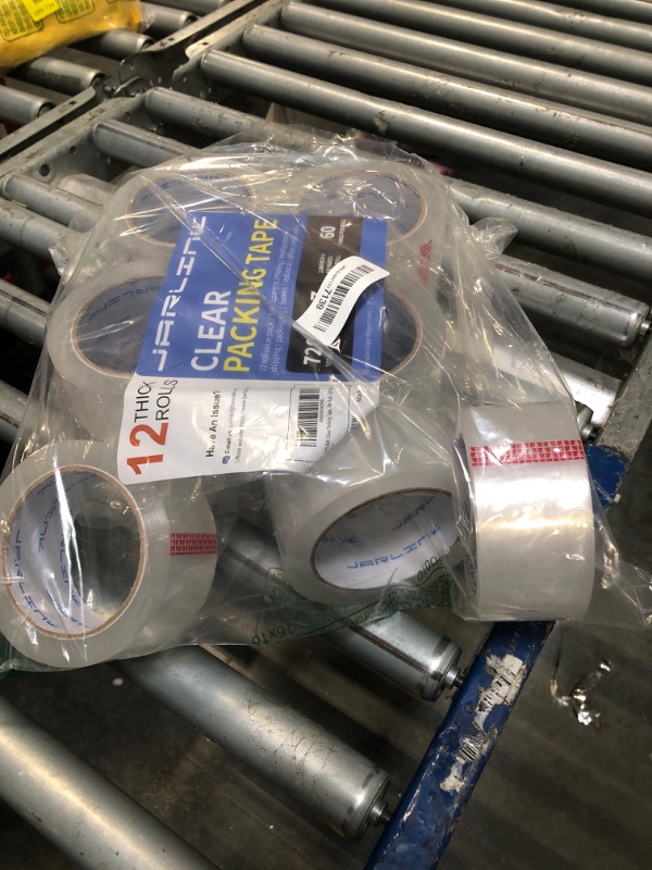Photo 1 of ****MISSING PART**
JARLINK Clear Packing Tape (12 Rolls), Heavy Duty Packaging Tape for Shipping Packaging Moving Sealing, 2.7mil Thick, 1.88 inches Wide, 60 Yards Per Roll, 720 Total Yards