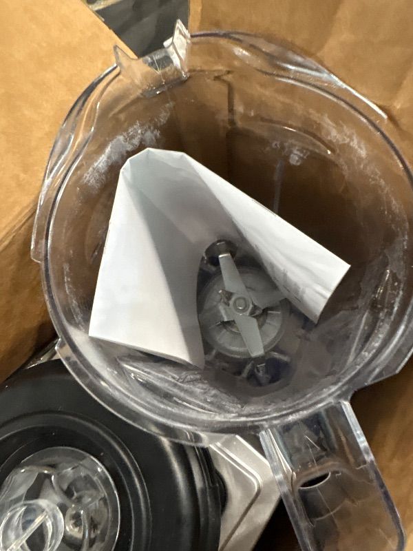 Photo 1 of **HAS SOME DAMAGE**
Aeitto Blenders for Kitchen with 68Oz. Large Capacity, 1800W Max Power Smoothie blender, 3 Preset Programs & 7 Speeds, Professional Countertop Blender for Smoothies, Frozen Drinks, Generation1 Silver