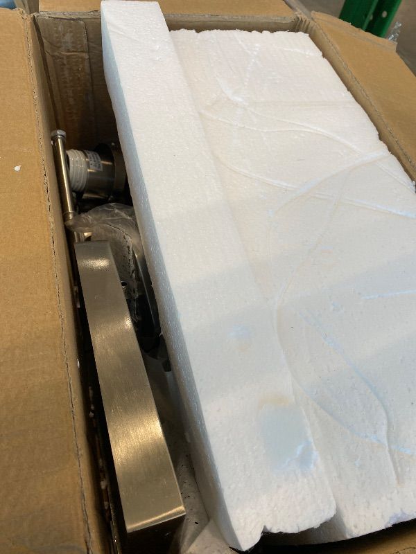 Photo 1 of *Missing Parts*
Spiglamm Brushed Nickel Bathroom Light Fixtures, 3-Lights Bathroom Vanity Light with Glass Shades, Modern Vanity Lights for Mirror, Wall Lights for Living Room, Hallway, Cabinet, E26 Base