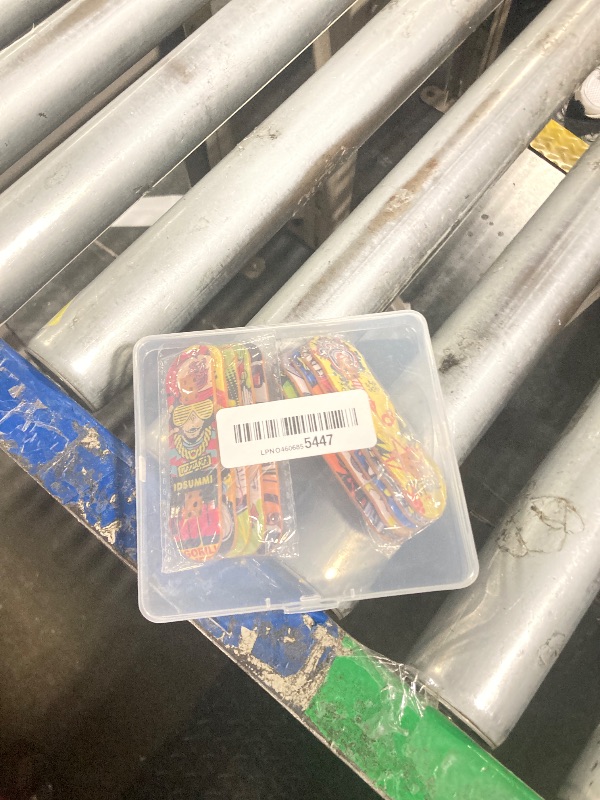 Photo 1 of **ONLY BOARD**Civaner 10 Pack DIY Kids Finger Skateboard Set with Box and Replacement Accessories, Mini Collectible Fingerboard, Finger Toy Kit, School Gifts for Kids Children Finger Skater