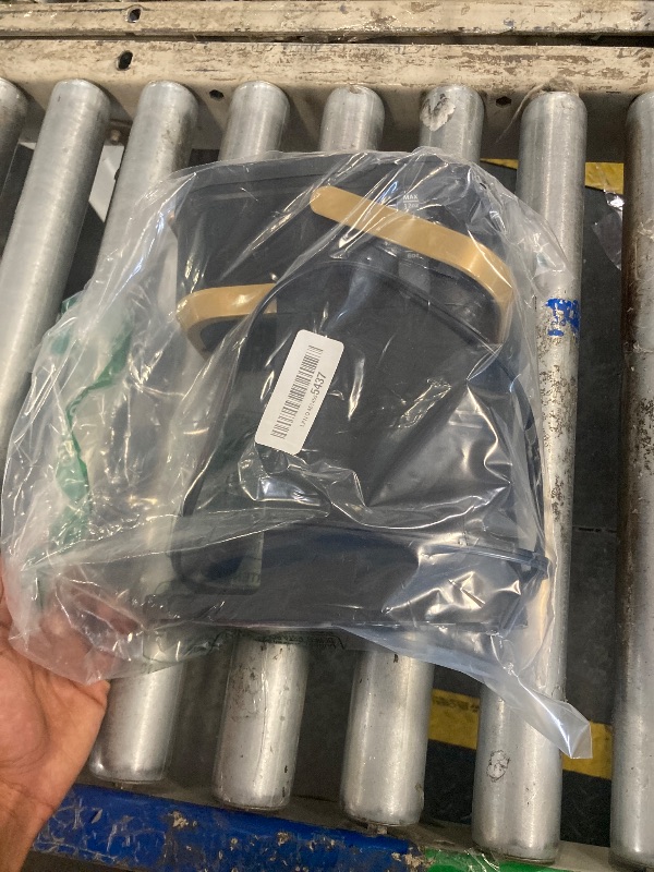 Photo 1 of *USED*
Tastyle Single Serve One Cup Coffee Maker, for K Cups and Grounds, Mini Coffee Maker with Portable Handle, 6 to 12 Oz Brew Size, for Travel, Camping, Office, RV and Dorm, 120V, Black and Gold