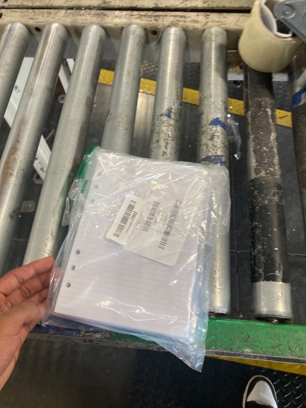 Photo 1 of (3-Pack) A5 Lined Refills Paper for Filofax Planner/Binders/Organizer, 6 Hole Punched Loose Leaf Paper, Total 300 Sheets/600 Pages, 100gsm, White, 148 x 210mm