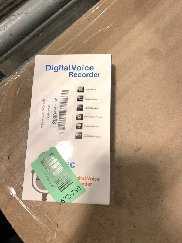 Photo 1 of ?64GB? 4800 Hours Voice Activated Recorder - Tallkcoder Dictaphone Recording Device MP3 Records with Playback, Digital Voice Recorder with AI Noise Reduction for Lectures Meetings Interviews Work