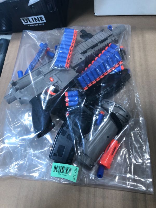 Photo 1 of ***MISSIN PARTS*** Realistic Toy for Nerf Guns Dart - Electric Sniper Rifle with Scope 120 Soft Bullets 3 Magazine, Automatic Foam Blaster for Boy Age 8-12 Years Old, Indoor Outdoor Present for Adult Kid Holiday