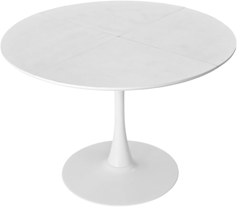 Photo 1 of ****COLOR BROWN OAK***Modern Round Dining Table,Four Patchwork Tabletops with Oak Color Solid Wood Grain Table Top,Metal Base Dining Table, End Table (Brown Oak/Black + MDF+Metal)

Item Code:W757140927
Product Type:General Item
Main Color:Brown Oak
Main M