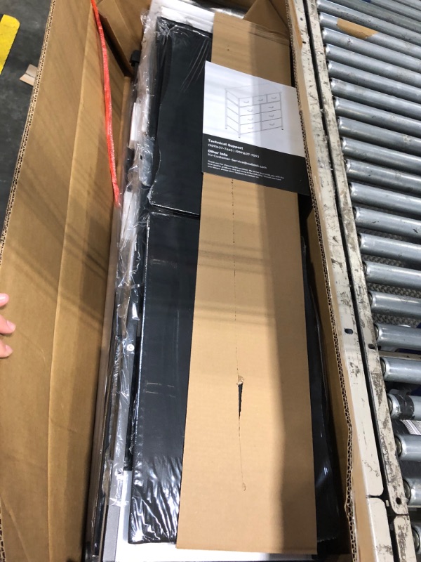 Photo 1 of ***FACTORY SEALED***WLIVE 9-Drawer Dresser, Fabric Storage Tower for Bedroom, Hallway, Entryway, Closet, Tall Chest Organizer Unit with Fabric Bins, Steel Frame, Wood Top, Easy Pull Handle, Charcoal Black