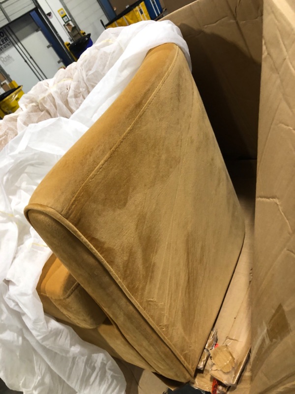 Photo 3 of COMHOMA Nursery Rocking Chair Teddy Upholstered Swivel Rocker Recliner Manual Glider Reclining Chair for Living Room Bedroom Offices (Beige, 1 PCS)