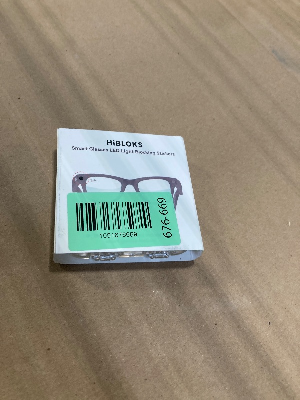 Photo 1 of ******PARTIAL SET****** HiBloks LED Light Blocking Stickers Compatible with Ray-Ban Meta Wayfarer/Skyler/Headliner/Oakley Meta HSTN Accessories, Blackout LED Covers for Rayban Meta Gen 2, Low-Tack Restickable Sticker (12Pcs)