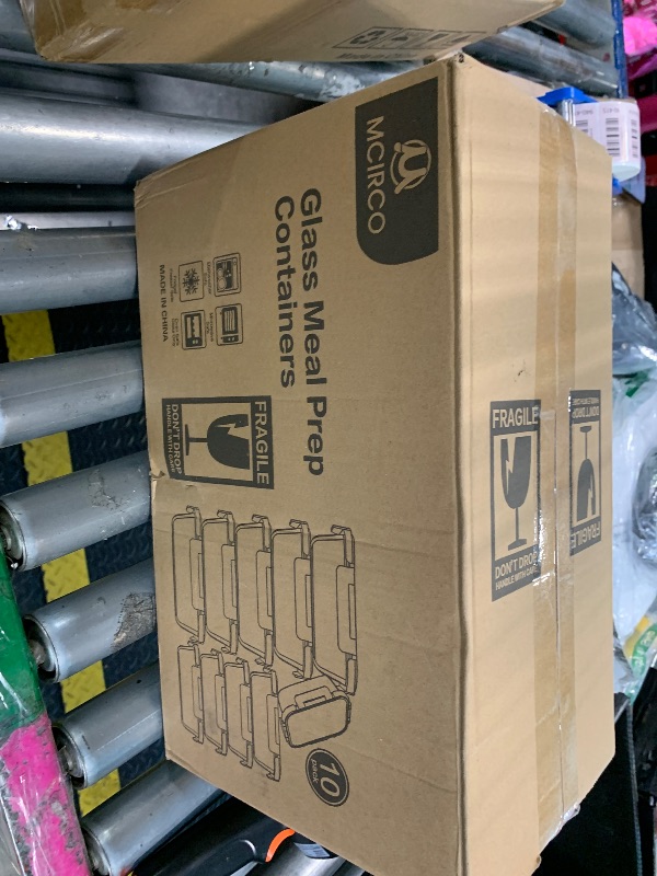 Photo 1 of [10-Pack] Glass Meal Prep Containers with Lids, MCIRCO Food Storage Containers with Snap Locking Lids, Airtight Lunch Containers, Microwave, Oven, Freezer and Dishwasher