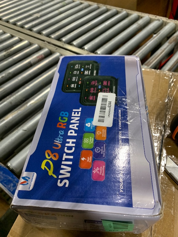 Photo 1 of *Missing Parts*
MICTUNING P8+ Ultra 8 Gang Switch Panel, IP67 Waterproof, Toggle Momentary Pulsed RGB Dimmable Multifunction Switch, Universal Circuit Control Relay System Switch Box for Car Boat, 2 Years Warranty