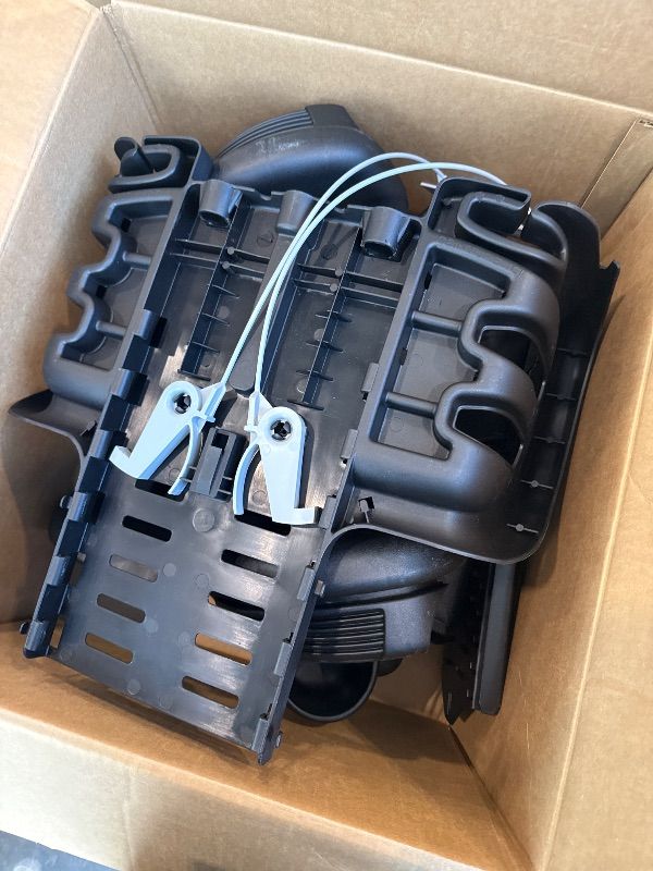 Photo 1 of **INCOMPLETE, MISSING CUSHION** Evenflo GoTime LX Booster Car Seat (Chardon Black)