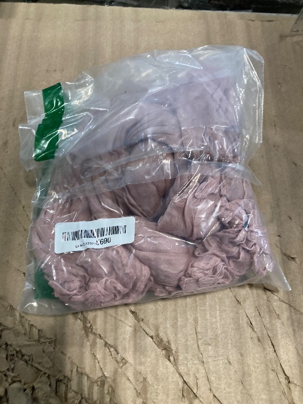 Photo 1 of ***missing parts*** Xiomot 12 Pack Cheesecloth Napkins 20"x20" Dusty Pink Boho Gauze Cheese Cloth Napkins Bulk Rustic Dinner Table Decor for Wedding Bridal Baby Shower Party