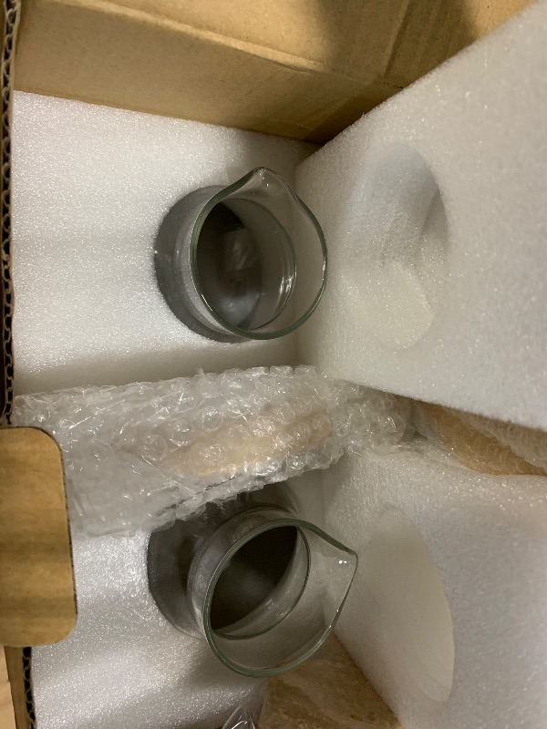 Photo 1 of ** 2 PACK ** Glass Laundry Detergent Dispenser Set, Fabric Softener Dispenser, 3 Pack Laundry Detergent Jar & Laundry Bottles, Liquid Detergent Containers, Scent Booster & Bleach Dispenser for Laundry Room