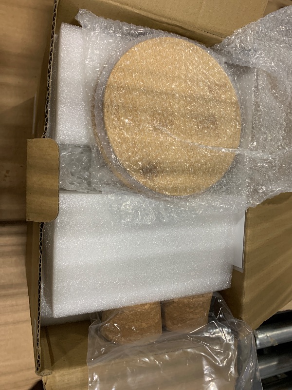 Photo 1 of ** 2 PACK ** Glass Laundry Detergent Dispenser Set, Fabric Softener Dispenser, 3 Pack Laundry Detergent Jar & Laundry Bottles, Liquid Detergent Containers, Scent Booster & Bleach Dispenser for Laundry Room