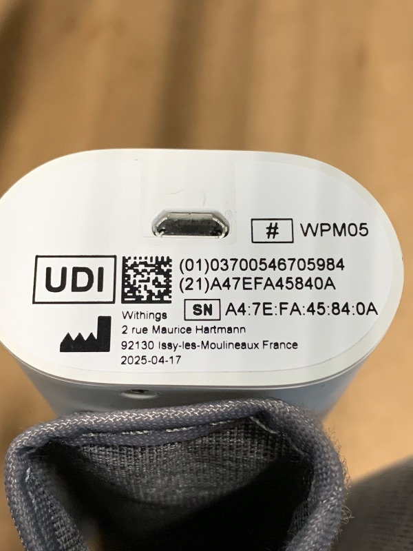 Photo 1 of ** NO USB CABLE *** Withings BPM Connect - Digital Blood Pressure Cuff & Heart Rate Monitor - Blood Pressure Machine Arm Cuff, FDA Cleared, FSA/HSA Eligible, IOS & Android