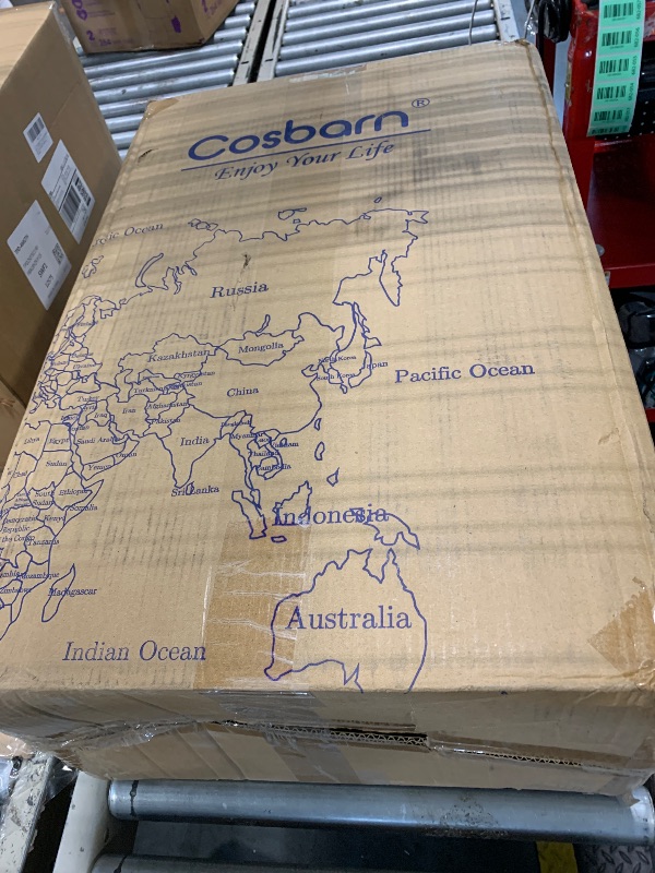 Photo 1 of *** VERY USED *** Cosbarn 5 Piece Luggage Sets with Spinner Wheels, Hardshell ABS Suitcase Set with Tsa Lock, Lightweight Hardside Waterproof Travel Suitcases for Men Women, Pink (20"/24"/28")